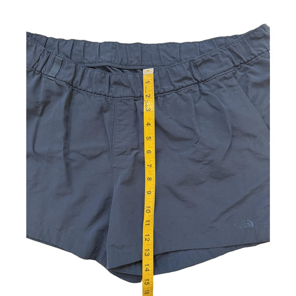 The North Face Shorts Womens 2XL Navy Blue Elastic Waist Pull-On Hiking Outdoors - Picture 5 of 6